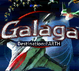 Galaga - Destination Earth (USA) Title Screen